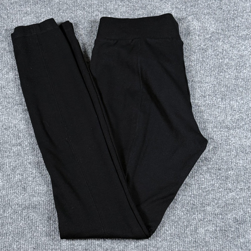 White House Black Market Pants Womens XS Black Stretch Leggings Rayon Blend Slim